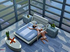 Liberty Lee In Sims 4 Wedding Bride Gets Bold Cumshot From Groom