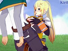 i saw darkness and kazuma satou intense sex in konosuba hentai