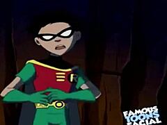 Starfire And Robin In Doggystyle Scene With Fixed Audio From Anime Hentai.