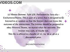 Domme Guides Your Orgasm in Femdom Jerk Off Instructions Session One