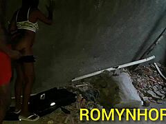 Construction worker finds horny stepdaughter alone at site in Rio, fucks her hard, cums intensely