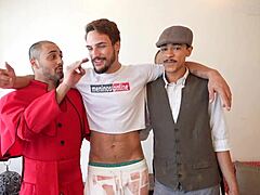 Behind Scenes With Léo Felipo In Backroom