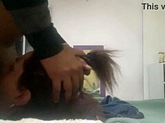 She says, 'I love sucking this big cock deepthroat.'