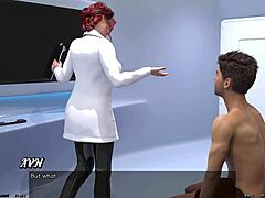 和巨乳新妹子一起困在太空