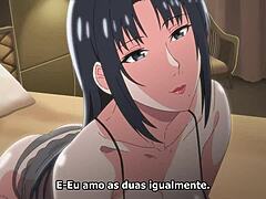 Intense emotions as mother gets fucked doggystyle in hentai