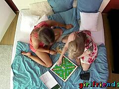 my girlfriends cute blondes play before fucking