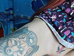 Nastya Fox Fucks Herself With Unicorn Slide And Clips Nipples