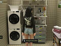 哦男人把鸡巴插进男厕所里的阴道！时尚生意E2 11