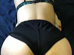 Amateur couple with young girl and perfect ass in doggystyle