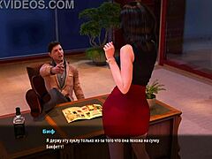 Fashion Business Character Enjoys Relaxing Hot Shower Scene E1 94