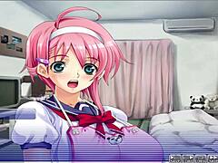 in apartment of love episode 5, he gropes her in the game anime hentai style