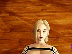 Dragon Ball Android 18 Shows Strong Combat and Sexy Power