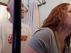 My wife and I have a bathroom quickie