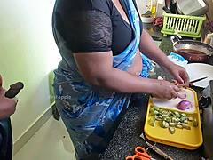 Horny Owner Strokes Cock Right Before Bengali Maid's Eyes