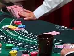 Milf Croupier Payton Preslee Free Used in Wild Casino Action