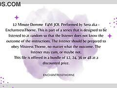 Femdom Mistress Gives Jerk Off Instructions in Part 7