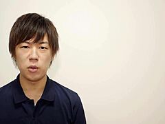 Is Japanese boy Kazuya ready for some gay action?