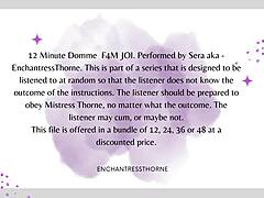 Femdom Mistress Gives Jerk Off Instructions in Part 7