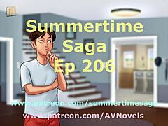 Summertime saga episode 206 brings exciting cartoon adventures!