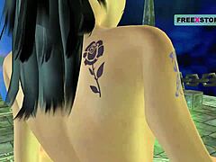 Bold 3d cartoon of indian bhabhi in sexy positions