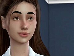 innocent stepdaughter catches stepdad and stepmom having sex on sofa, ends up joining for oral lessons