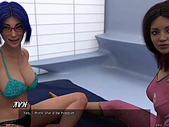 Elsie Explores Her Bi-Sexual Side In Space