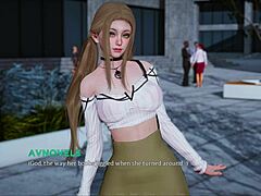 Eternum 233: Curvy 3D Cartoon Babe in Sexy Outfit