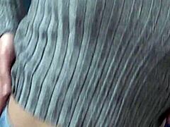 Candie Cross Drops on Knees for Intense Facial Blowjob with Deepthroat Action