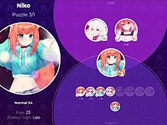 catgirl waifu 2 uncensored part 2 with foxy girl playing games and using toys 😘