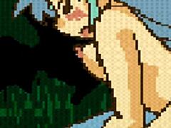 Anime fairies in fairyfighting are fingering and licking pussy during the battle