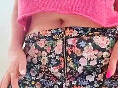 Hear the moans as she poses her big boobs?