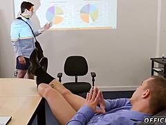 Just caught teenage first gay sex happening on a wild pantsless Friday, totally unexpected!