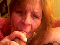granny's classic oral skills shine in throwback suck session