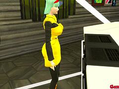 Bulma cheats as wife, banging stepson by husband’s side! 😈