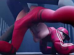 Ruby fucking hard in Fortnite compilation with cum sex