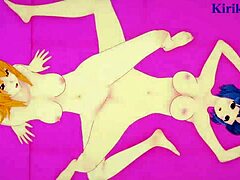 kusuha mizuha and cagalli yula athha in intense lesbian hentai play