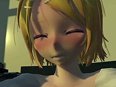 rin gets wild with intense fingering on the massage chair