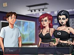 Summertime Saga 119 features big tits and sexy scenes. The anime hentai game continues with enticing cartoon adventures.