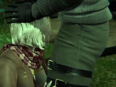 哟，看这个狂野的生化危机4重制版Ashley 3D动画！