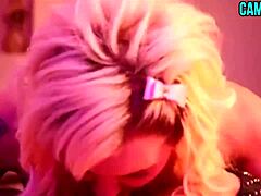 blonde tranny suckin cock in pov, oops!