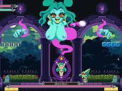 flip witch pixel hentai game ep 13 monster cock titjob and facial cumshot