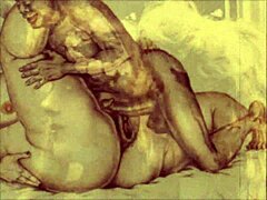 Vintage erotic animation brings back steamy old-school vibes in every frame!