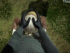 哟，看这个狂野的生化危机4重制版Ashley 3D动画！