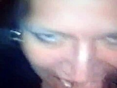 Hot step mom sucks and strokes my big cock.