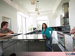 Stepmom Daisy, today your BFF is here for a threesome with us