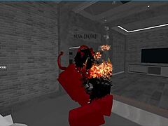 demon intensely fucks hot rich femboy, leading to creampie