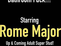 black bull rome major fucks brianna bentley in toilet with cum in mouth