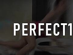 Skinny babe rubs her pussy instead of hitting the books