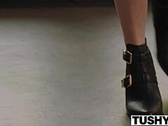 Tiny teen's ass gets gaped wide!