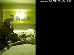 Enjoying a pleasant time with the hostess.